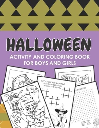 Cover for Highway 62 Publishing · Halloween Activity and Coloring Book for Boys and Girls (Paperback Book) (2020)