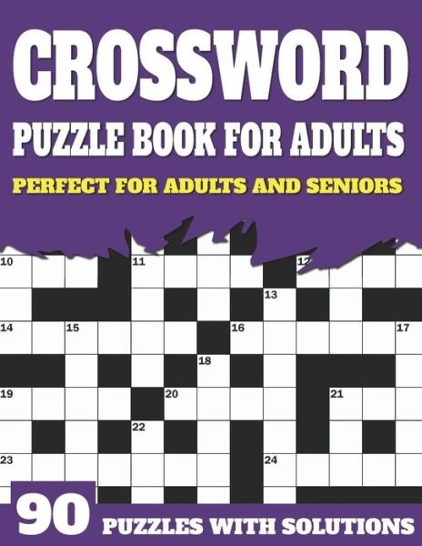 Cover for Jl Shultzpuzzle Publication · Crossword Puzzle Book For Adults: Large Print Crossword Puzzles And Solutions For Adults And Seniors To Brainstorm During Leisure Time With Word Puzzles (Paperback Book) [Large type / large print edition] (2021)