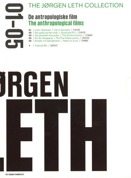 Cover for Jørgen Leth · Boks 1 - De Antropologiske Film (DVD) (2007)