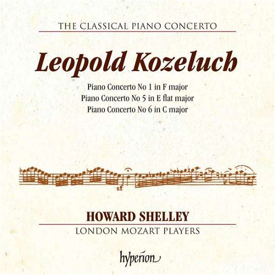 Cover for Howard Shelley · Kozeluch Piano Concertos Nos (CD) (2016)