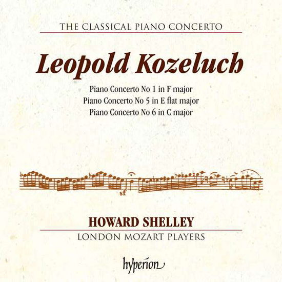 Cover for Howard Shelley · Kozeluch Piano Concertos Nos (CD) (2016)