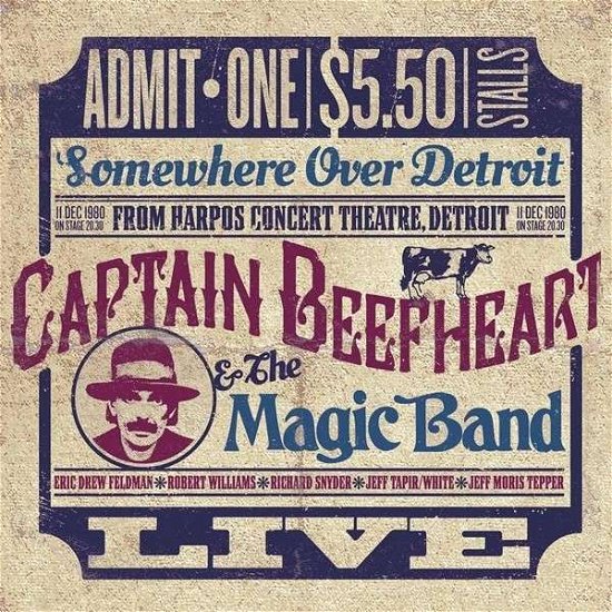 Cover for Captain Beefheart · Somewhere over Detroit: Live from Harpo's (LP) [Deluxe edition] (2015)