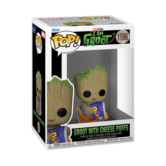 I Am Groot - Groot Shorts W/ Cheese Puffs - Funko Pop! Marvel: - Merchandise - Funko - 0889698706544 - 10. marts 2023