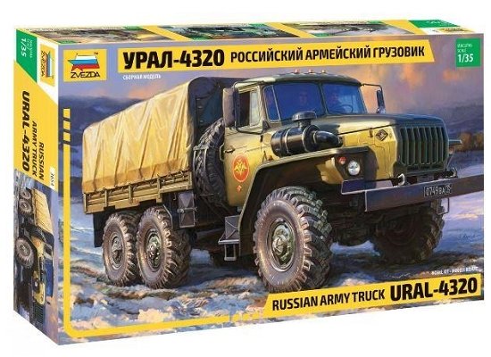 ZVEZDA - 1/35 Ural 4320 Truck - Zvezda - Koopwaar -  - 4600327036544 - 