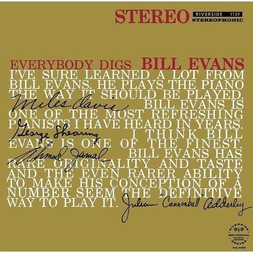 Cover for Bill Evans · Everybody Digs Bill Evans (CD) [Japan Import edition] (2016)