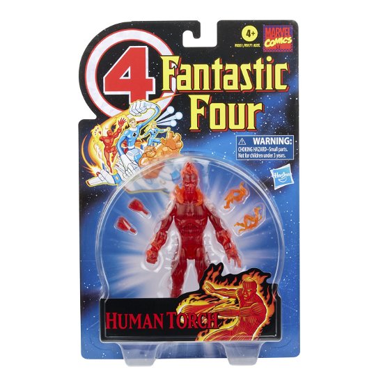Cover for Hasbro Marvel Legends Retro Series Fantastic Four · Human Torch (Legetøj)