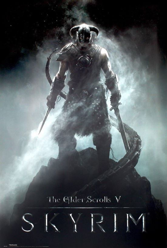 SKYRIM - Poster 61X91 - Dragonborn - Poster - Maxi - Produtos - Gb Eye - 5028486347544 - 1 de outubro de 2019