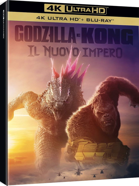 Cover for Godzilla E Kong · Godzilla E Kong - Il Nuovo Impero (4K+Br) (4K Ultra HD/BD) (2024)