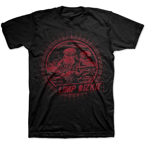 Cover for Limp Bizkit · Limp Bizkit Unisex T-Shirt: Radial Cover (T-shirt) [size S] [Black - Unisex edition]