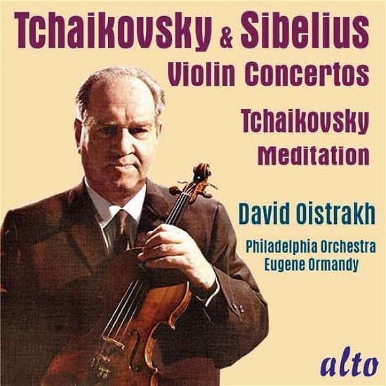 Cover for David Oistrakh · Tchaikovsky &amp; Sibelius Violin Concs &amp; Meditation From souvenir (CD) (2017)