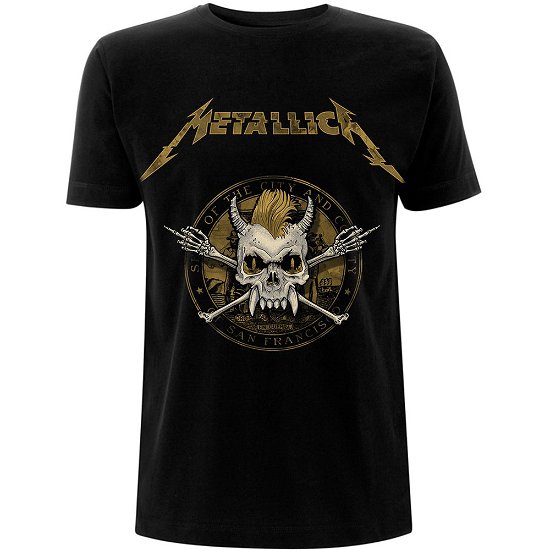 Cover for Metallica · Metallica Unisex T-Shirt: Scary Guy Seal (T-shirt) [size S] [Black - Unisex edition]