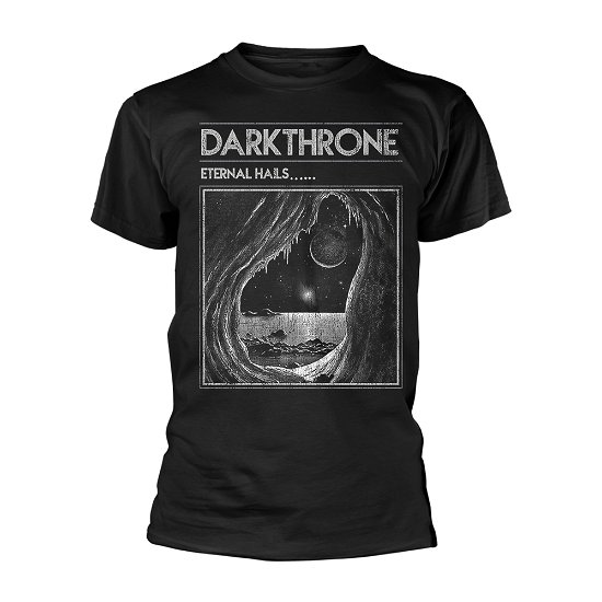 Cover for Darkthrone · Eternal Hails Retro (T-shirt) [size L] [Black edition] (2021)