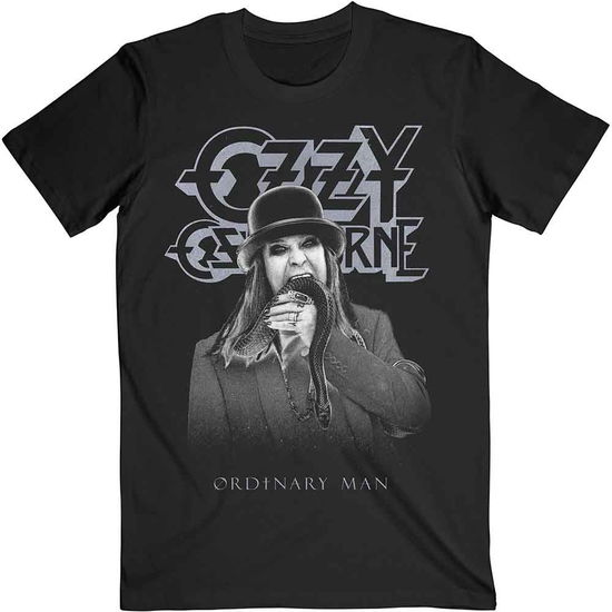 Ozzy Osbourne Unisex T-Shirt: Ordinary Man Snake Rayograph - Ozzy Osbourne - Merchandise -  - 5056368611544 - 