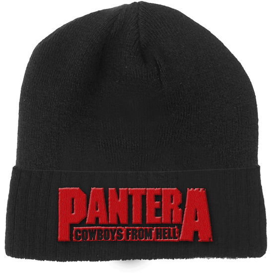 Cover for Pantera · Pantera Unisex Beanie Hat: Cowboys from Hell 2 (Black) (CLOTHES) [Black - Unisex edition] (2020)