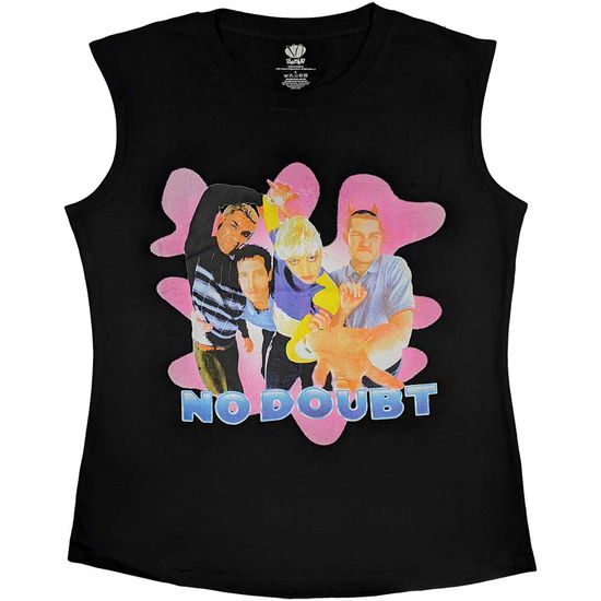 No Doubt Ladies Tank T-Shirt: Horns - No Doubt - Merchandise -  - 5056737259544 - 