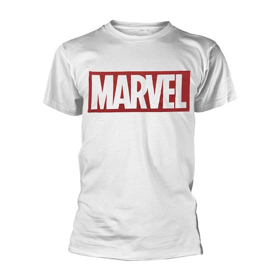 Cover for Marvel Comics · Logo (White) (T-shirt) [size S] [White edition] (2019)