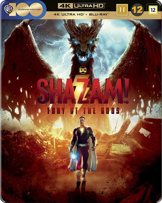Cover for Dc Comics · Shazam Fury of the Gods - 4k Ultra Hd - Steelbook (Blu-ray) (2023)