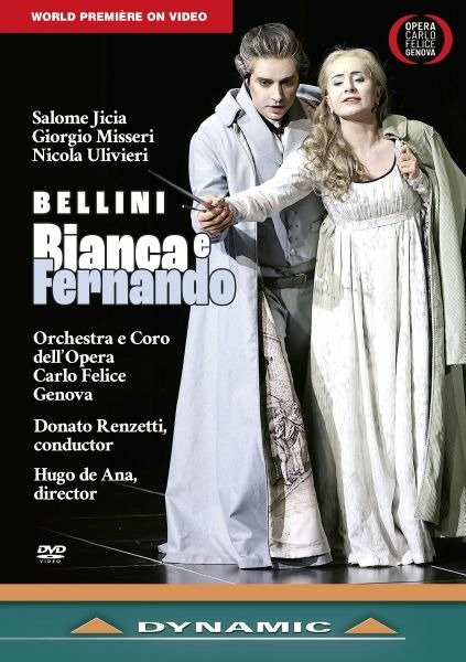Cover for Renzetti, Donato / Giorgio Misseri · Bellini: Bianca E Fernando (DVD) (2022)