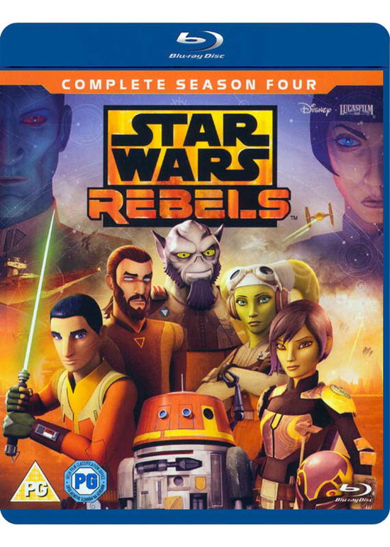 Cover for Star Wars Rebels Season 4 BD · Star Wars: Rebels - Season 4 (Blu-Ray) (2018)