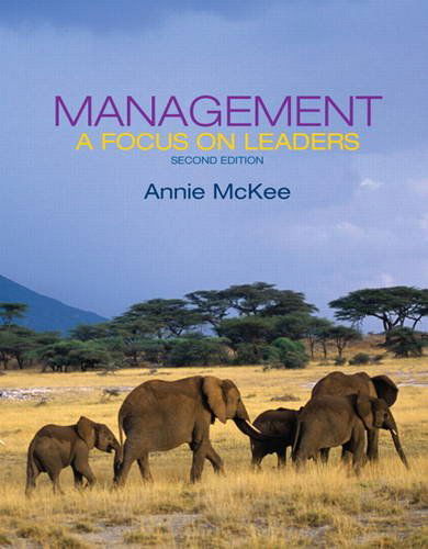 Cover for Annie Mckee · Management: a Focus on Leaders (2nd Edition) (Paperback Book) (2013)