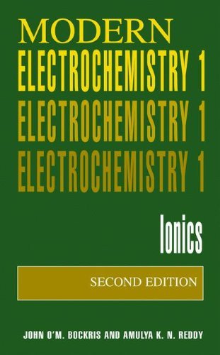 Cover for John O'M. Bockris · Volume 1: Modern Electrochemistry: Ionics (Inbunden Bok) [2nd ed. 1998 edition] (1998)