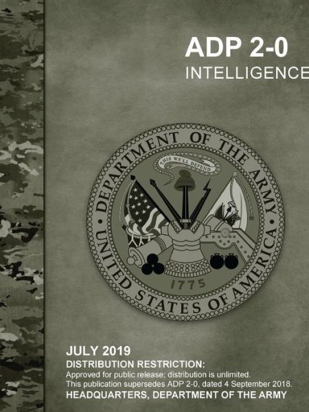 Cover for Headquarters Department of the Army · Intelligence (Paperback Book) (2019)