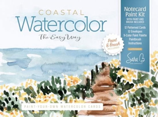 Cover for Sara Berrenson · Watercolor the Easy Way Paint-Your-Own Watercolor Cards Coastal: Notecard Paint Kit with Paint and Brush Included - Watercolor the Easy Way (N/A) (2025)