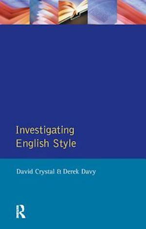 Cover for David Crystal · Investigating English Style (Inbunden Bok) (2017)