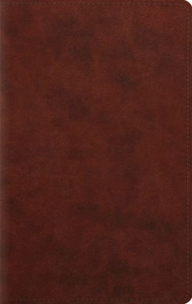 Cover for Crossway Bibles · ESV Large Print Personal Size Bible (Läderbok) [Chestnut Imitation] (2014)