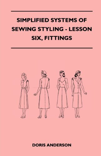 Cover for Doris Anderson · Simplified Systems of Sewing Styling - Lesson Six, Fittings (Pocketbok) (2011)
