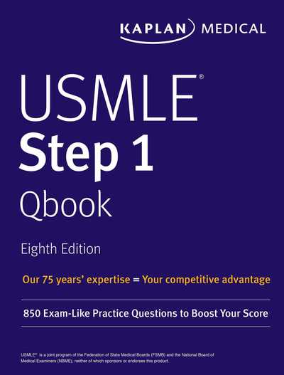 Cover for Kaplan Medical · Kaplan Medic.:USMLE Step 1 Qbook (Book) [Eighth edition] (2017)