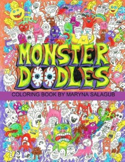 Cover for Maryna Salagub · Doodle monsters coloring book (Paperback Book) (2016)