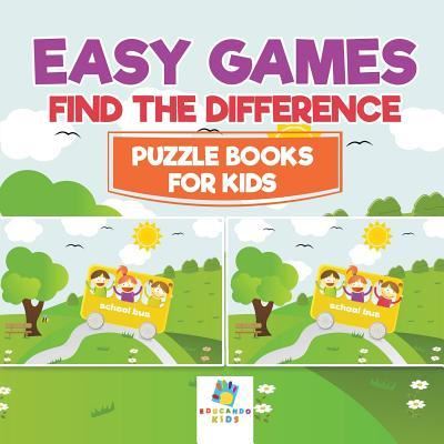 Cover for Educando Kids · Easy Games Find the Difference Puzzle Books for Kids (Paperback Book) (2019)