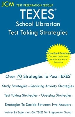 Cover for Jcm-Texes Test Preparation Group · TEXES School Librarian - Test Taking Strategies (Paperback Book) (2019)