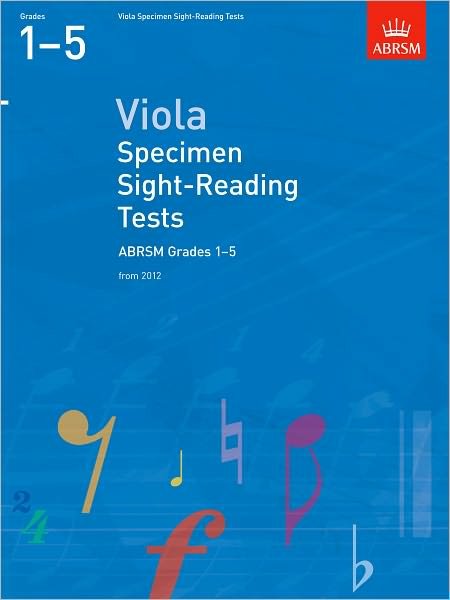 Cover for Abrsm · Viola Specimen Sight-Reading Tests, ABRSM Grades 1-5: from 2012 - ABRSM Sight-reading (Sheet music) (2011)