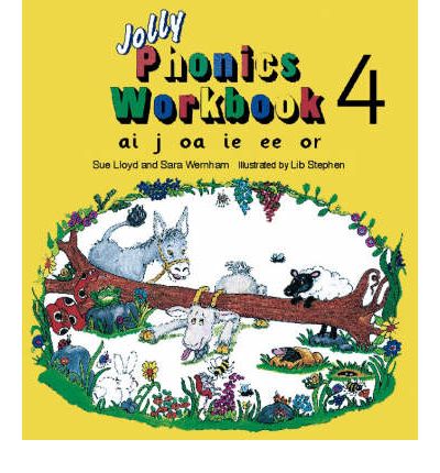 Jolly Phonics Workbook 4: in Precursive Letters (British English edition) - Jolly Phonics: Workbook - Sue Lloyd - Książki - Jolly Learning Ltd - 9781870946544 - 1 marca 1995