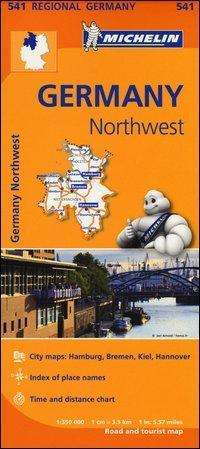 Cover for Michelin · Germany Northwest - Michelin Regional Map 541: Map (Map) (2013)