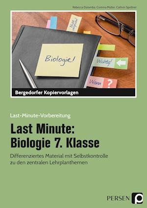 Cover for Rebecca Dziomba · Last Minute: Biologie 7. Klasse (Paperback Book) (2018)