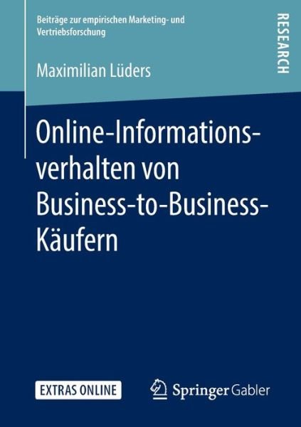 Cover for Lüders · Online-Informationsverhalten von (Bok) (2020)