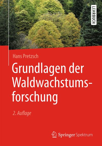 Cover for Pretzsch · Grundlagen der Waldwachstumsforschung (Book) (2019)