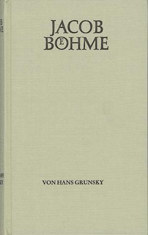 Jacob Bohme - Hans Grunsky - Books - Frommann-Holzboog - 9783772806544 - December 31, 1984