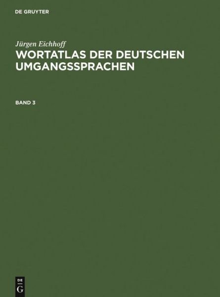 Cover for Eichhoff · Wortatlas der deutsche (Buch) (1993)