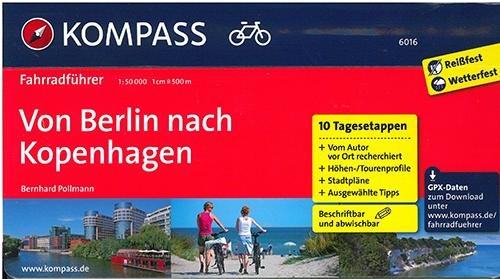 Cover for Mair-Dumont / Kompass · Kompass Fahrradführer 6016: Von Berlin nach Kopenhagen (Book) (2015)