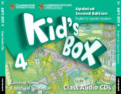 Kid's Box for Spanish Speakers Level 4 Class Audio CDs (4) - Caroline Nixon - Audiobook - Cambridge University Press - 9788490367544 - 23 marca 2015