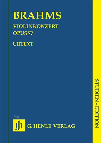 Cover for Brahms · Violinkonz.D-Dur op.77,Pt.HN9854 (Book)