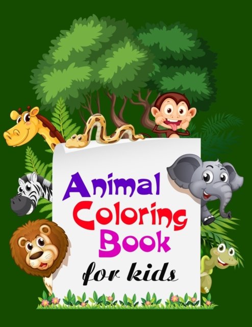 Cover for Aayat Publication · Animal Coloring Book For Kids: A Unique Animal Coloring Book With Aardvark, Bear, Beaver, Chick, Crocodile And Many More For Kids Ages 4-8 (Taschenbuch) (2020)