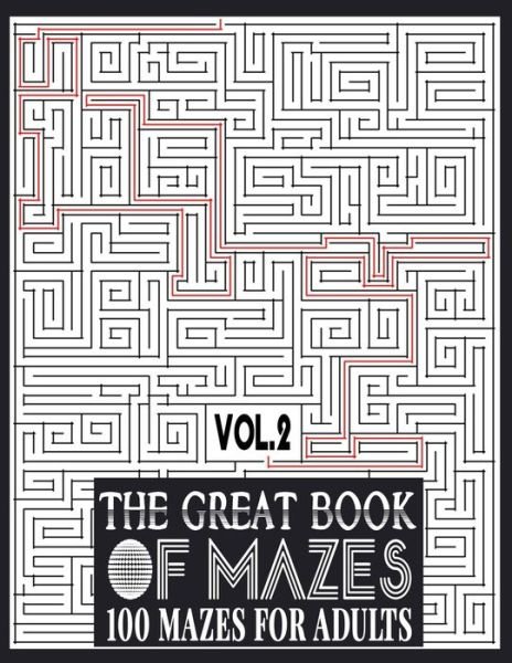 Cover for Ibens Publishing · The Great Book of Mazes (Paperback Book) (2020)