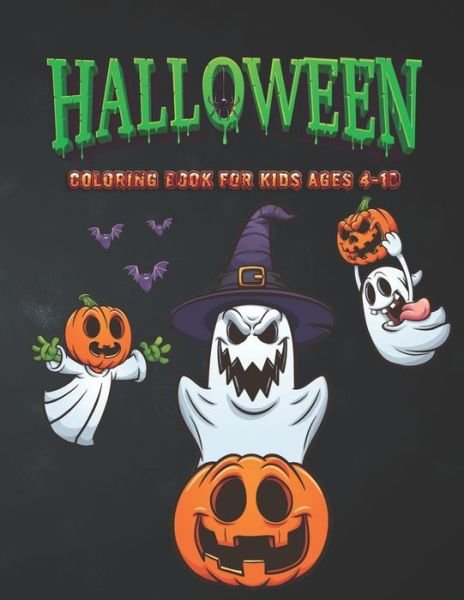 Cover for Blue Blend · Halloween Coloring Book For Kids Ages 4-10 (Paperback Book) (2020)