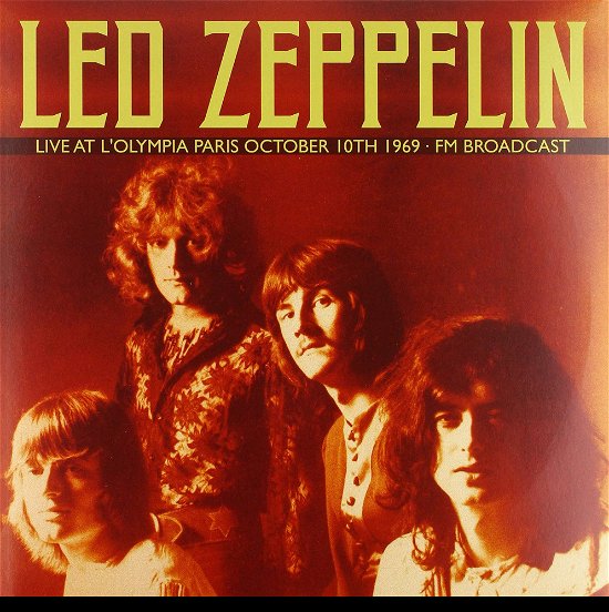 Cover for Led Zeppelin · Live At L'Olympia Paris October 10Th 1969 (LP) (2021)