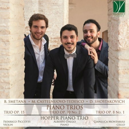 Cover for Hopper Piano Trio · Smetana / Castelnuovo-tedesco / Shostakovich (CD) (2019)